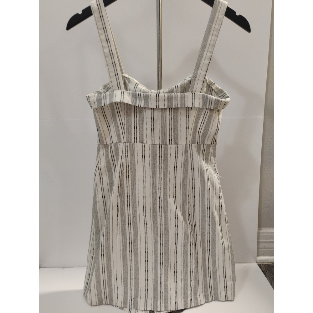 Forever 21 Women's Sleeveless Button Front Dress Sz S Empire Waist - Picture 2 of 4